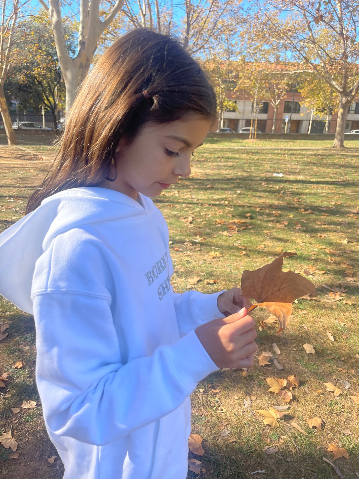 SUDADERA SHINE KIDS - BLANCA HOODY