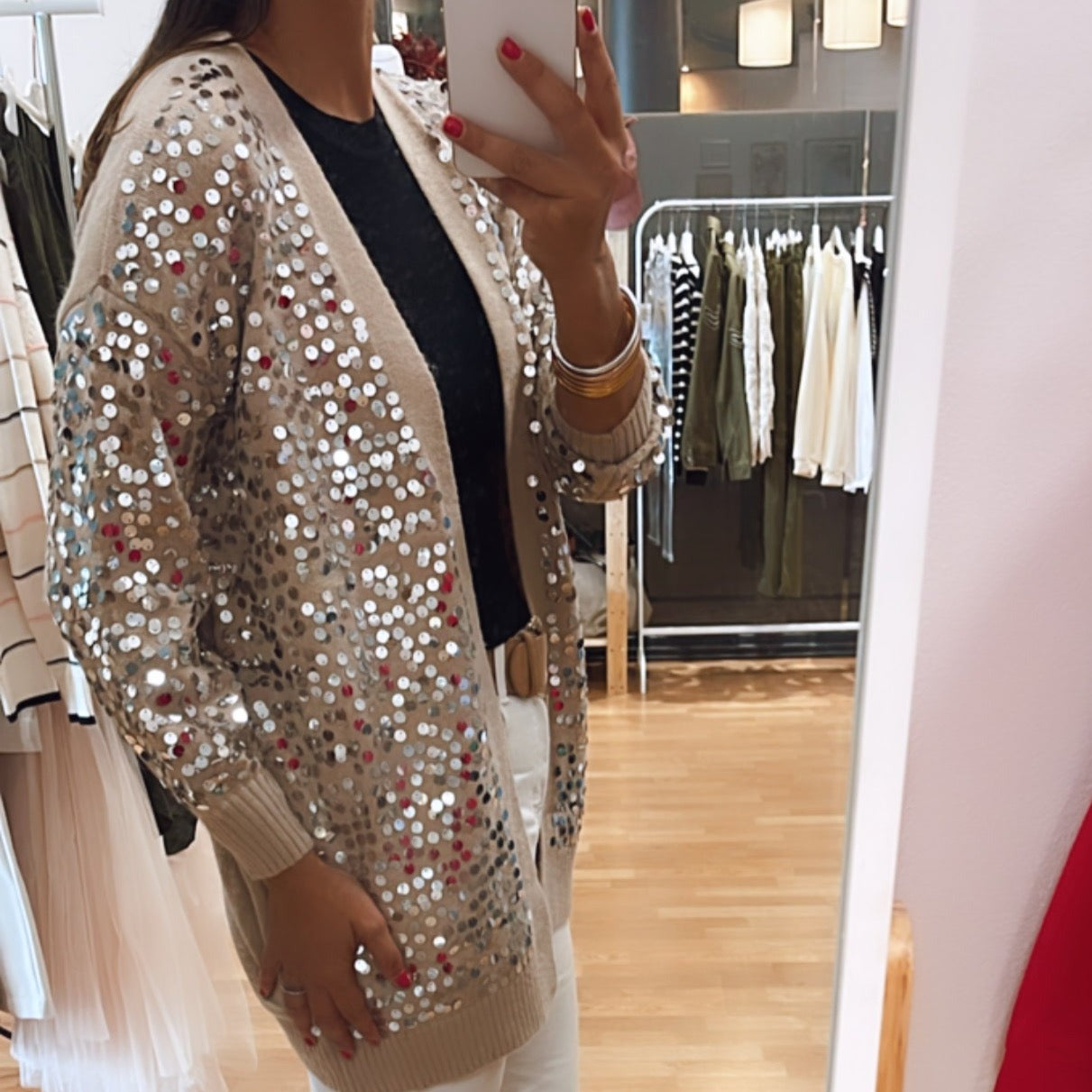 CHAQUETA LENTEJUELAS