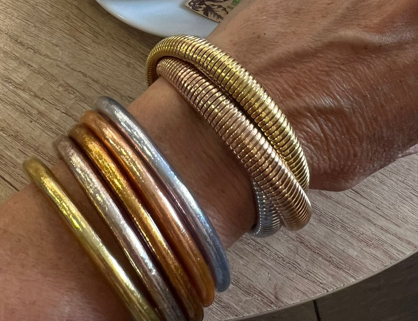 PULSERA TUBOGA TRICOLOR