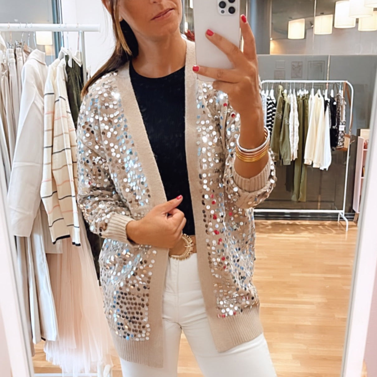 CHAQUETA LENTEJUELAS