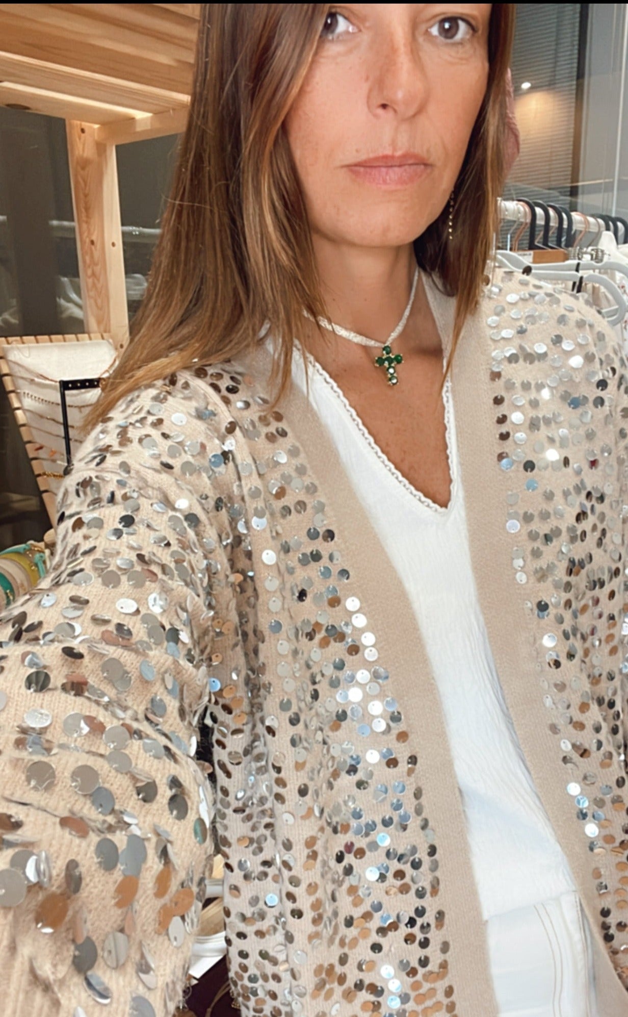 CHAQUETA LENTEJUELAS