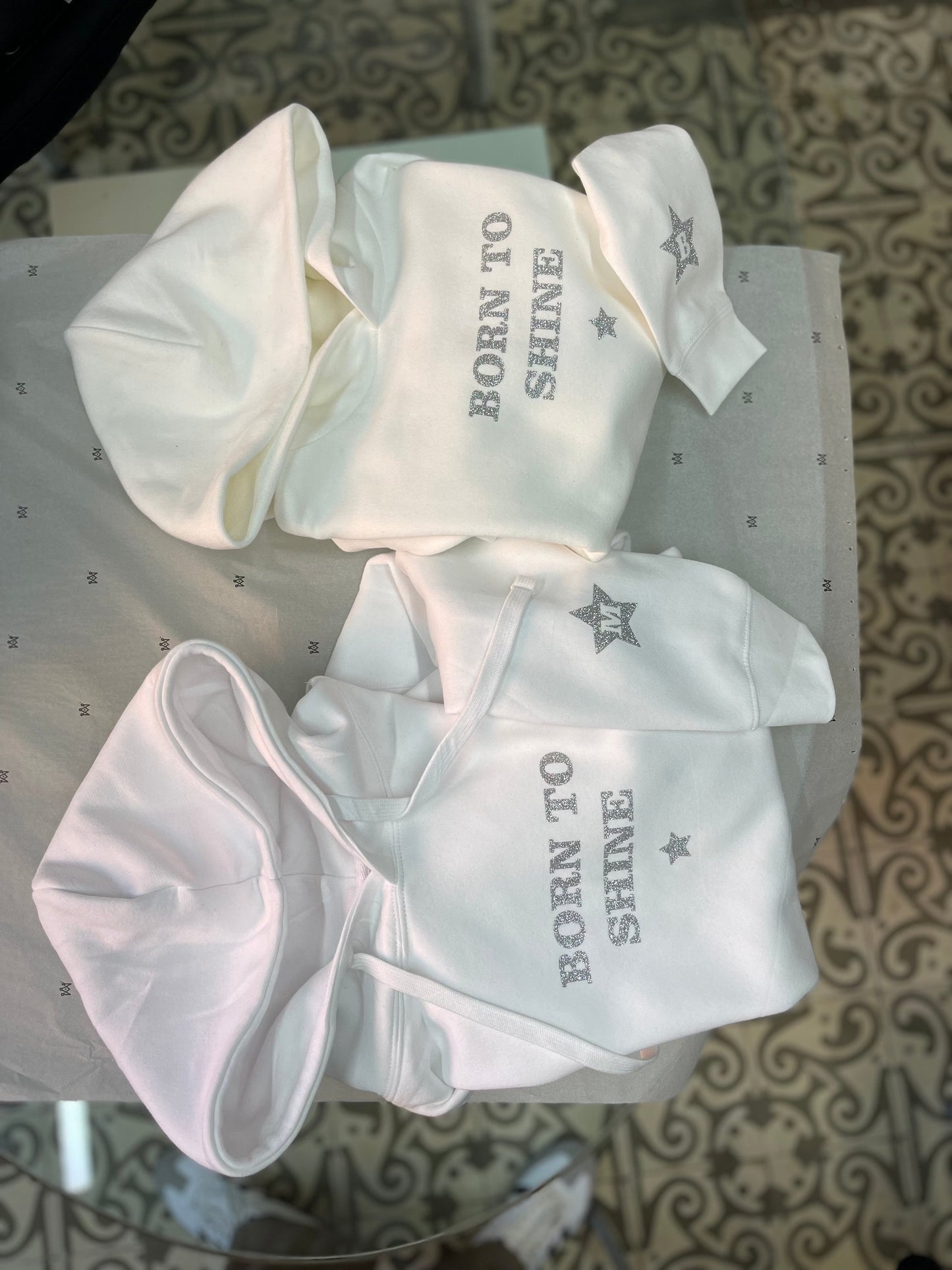 SUDADERA SHINE KIDS - BLANCA HOODY