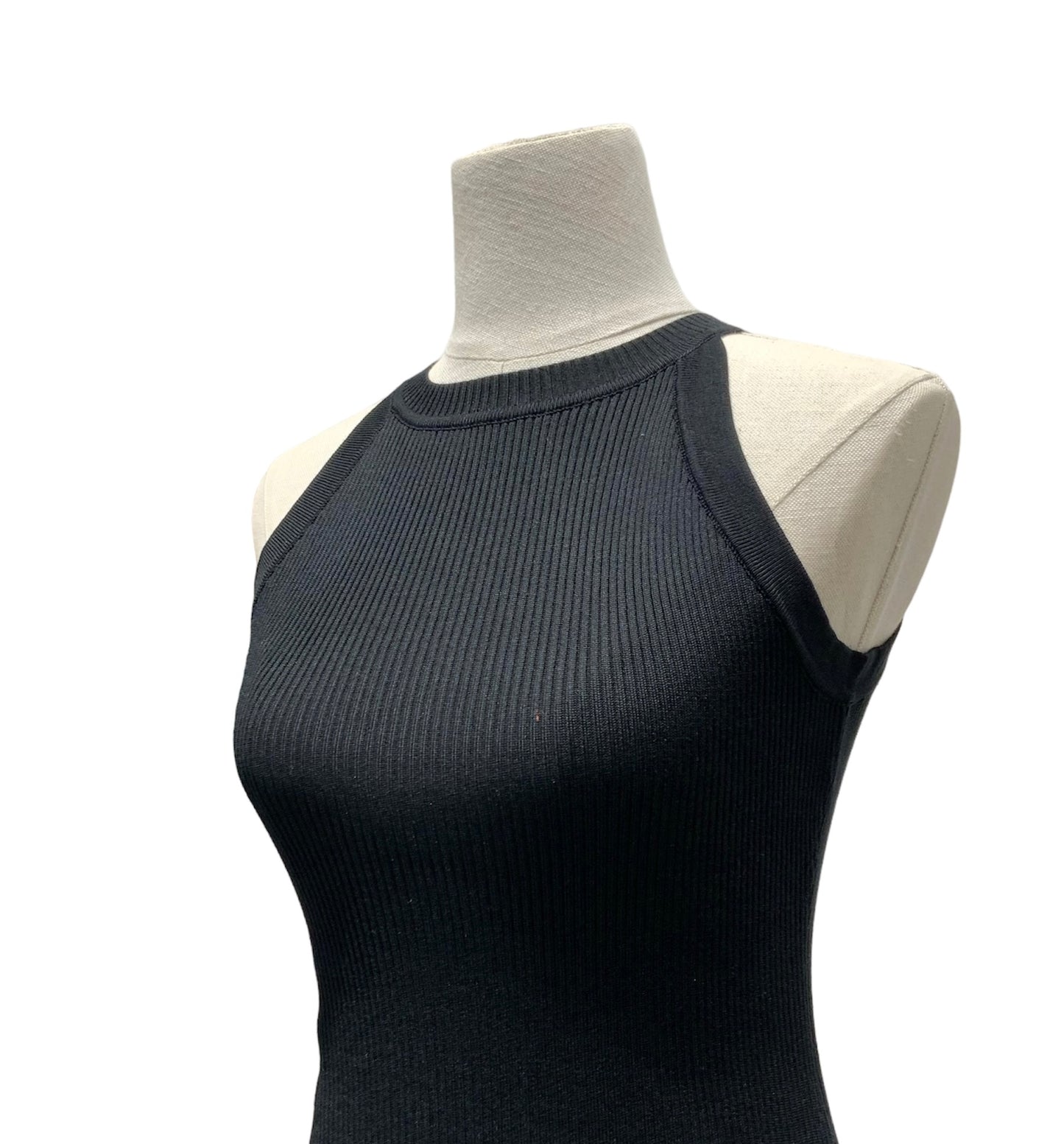 TOP HALTER NEGRO