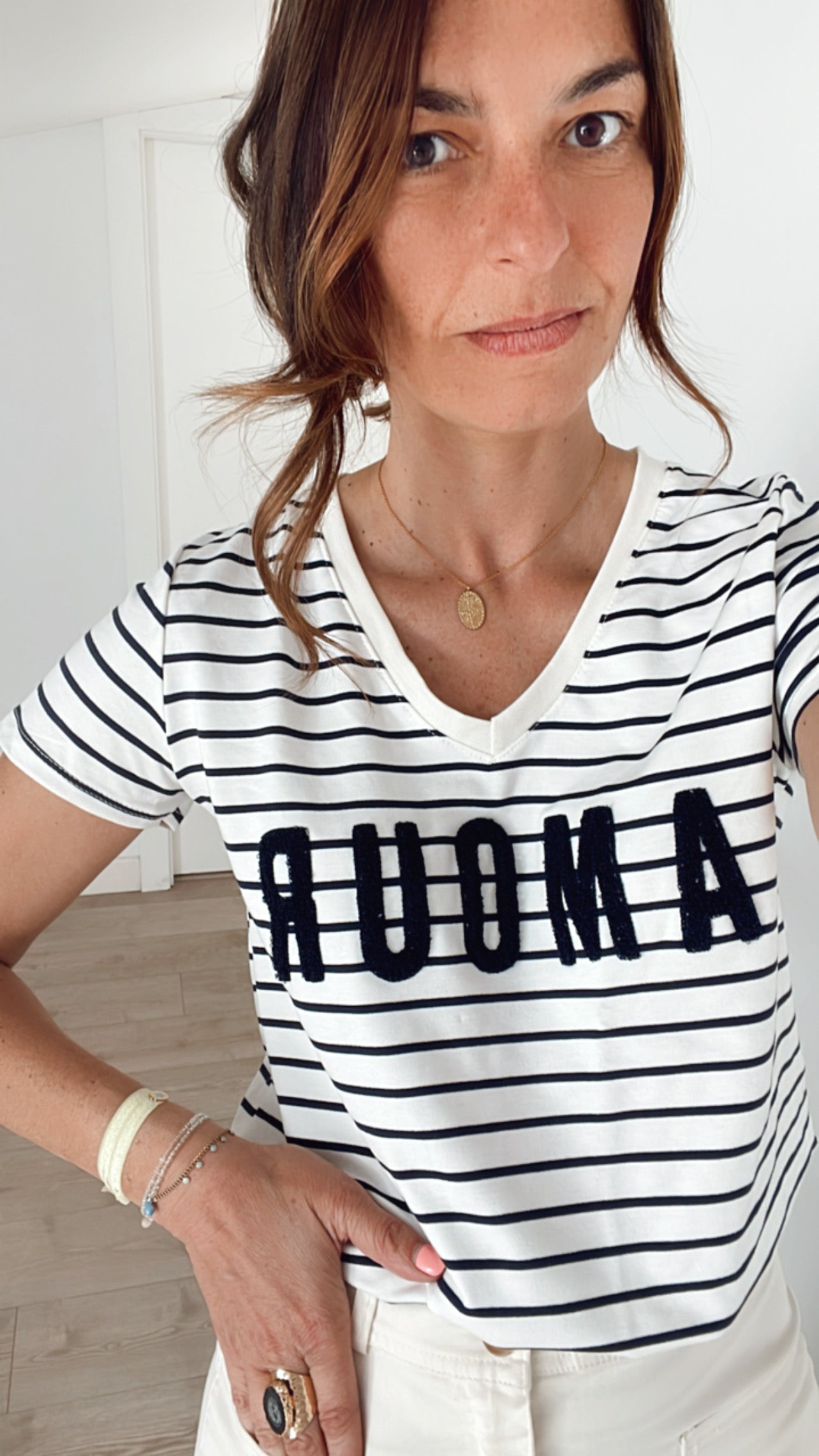 CAMISETA AMOUR NAVY