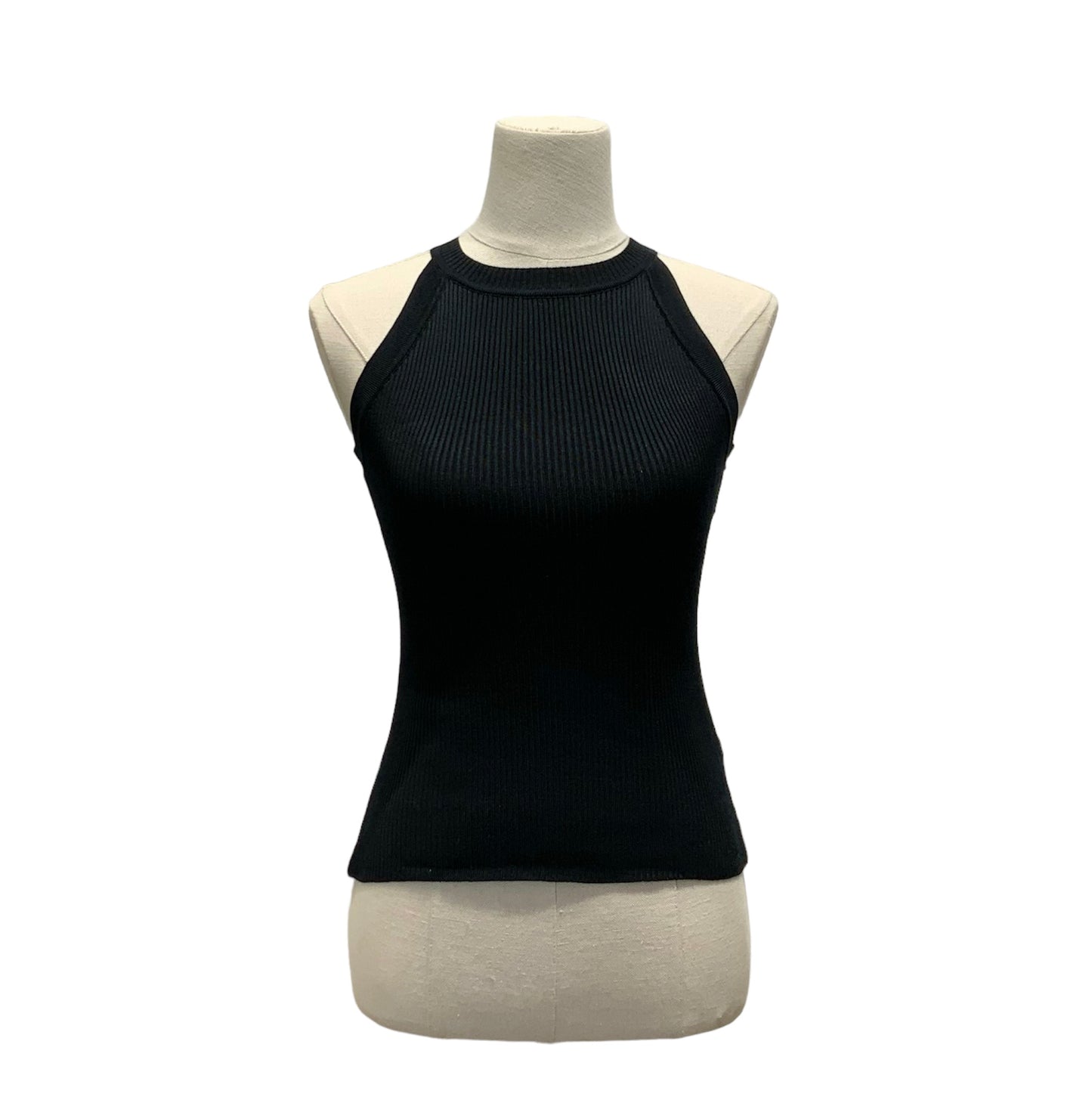 TOP HALTER NEGRO