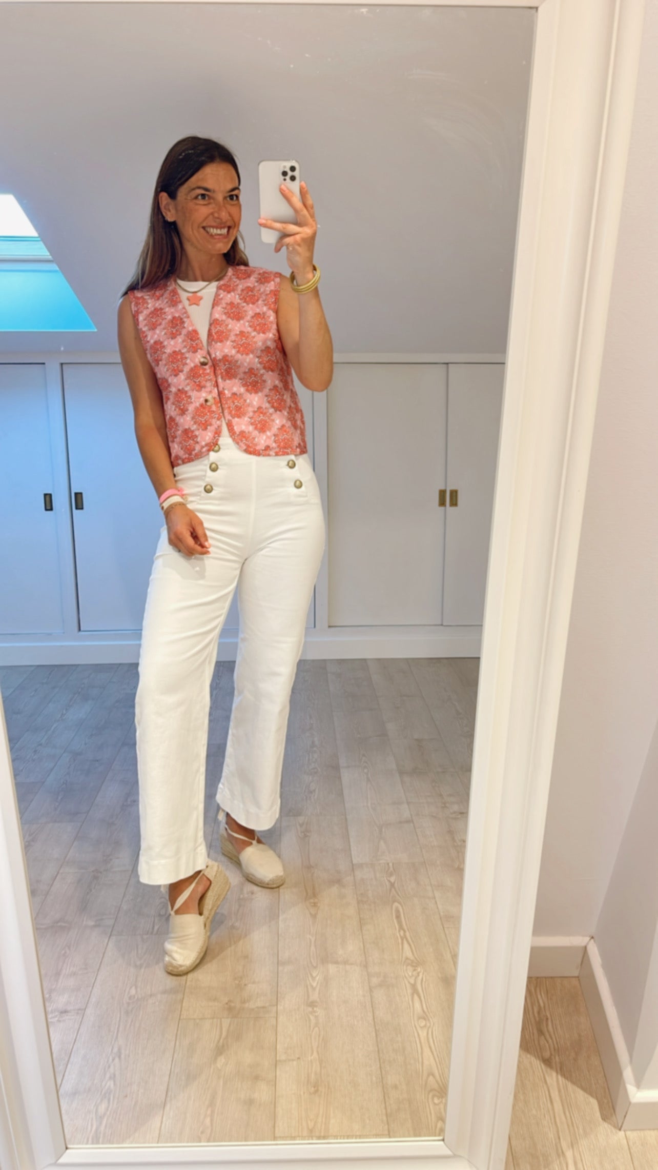 NEW PANTALÓN LARGE FLARE BLANCO