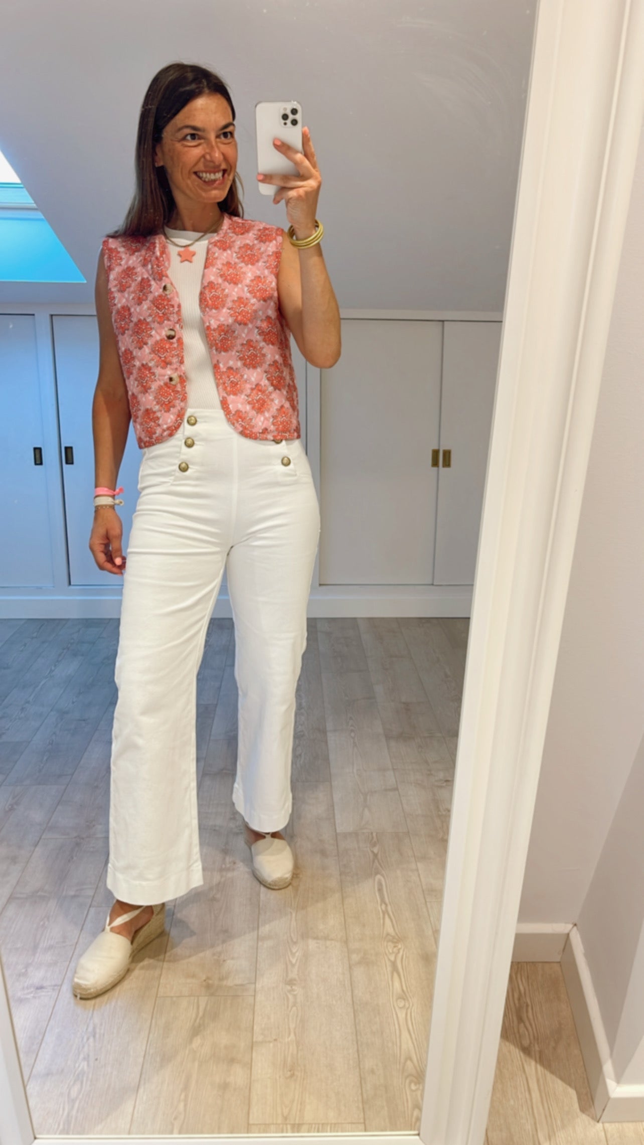 NEW PANTALÓN LARGE FLARE BLANCO