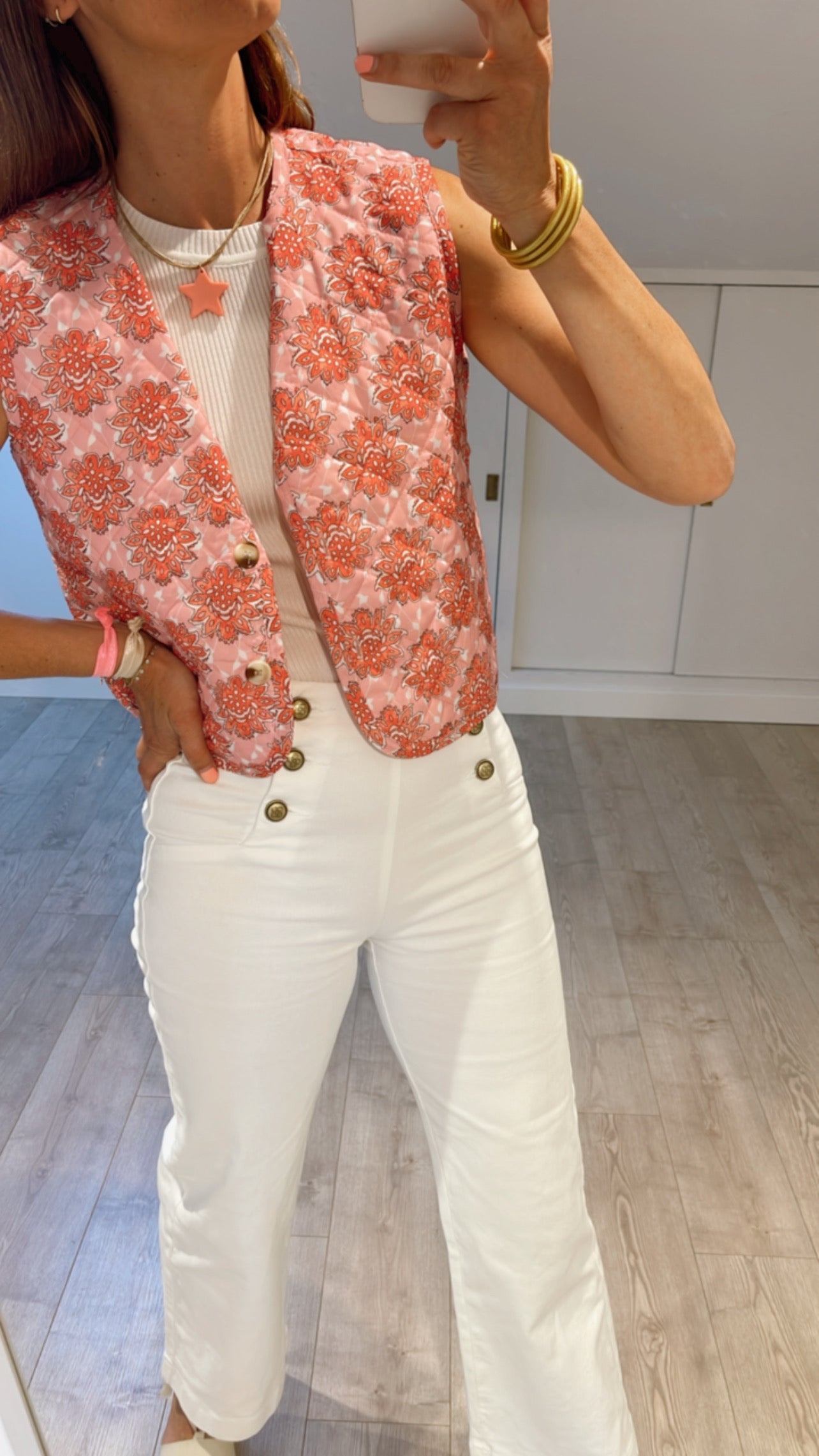 NEW PANTALÓN LARGE FLARE BLANCO