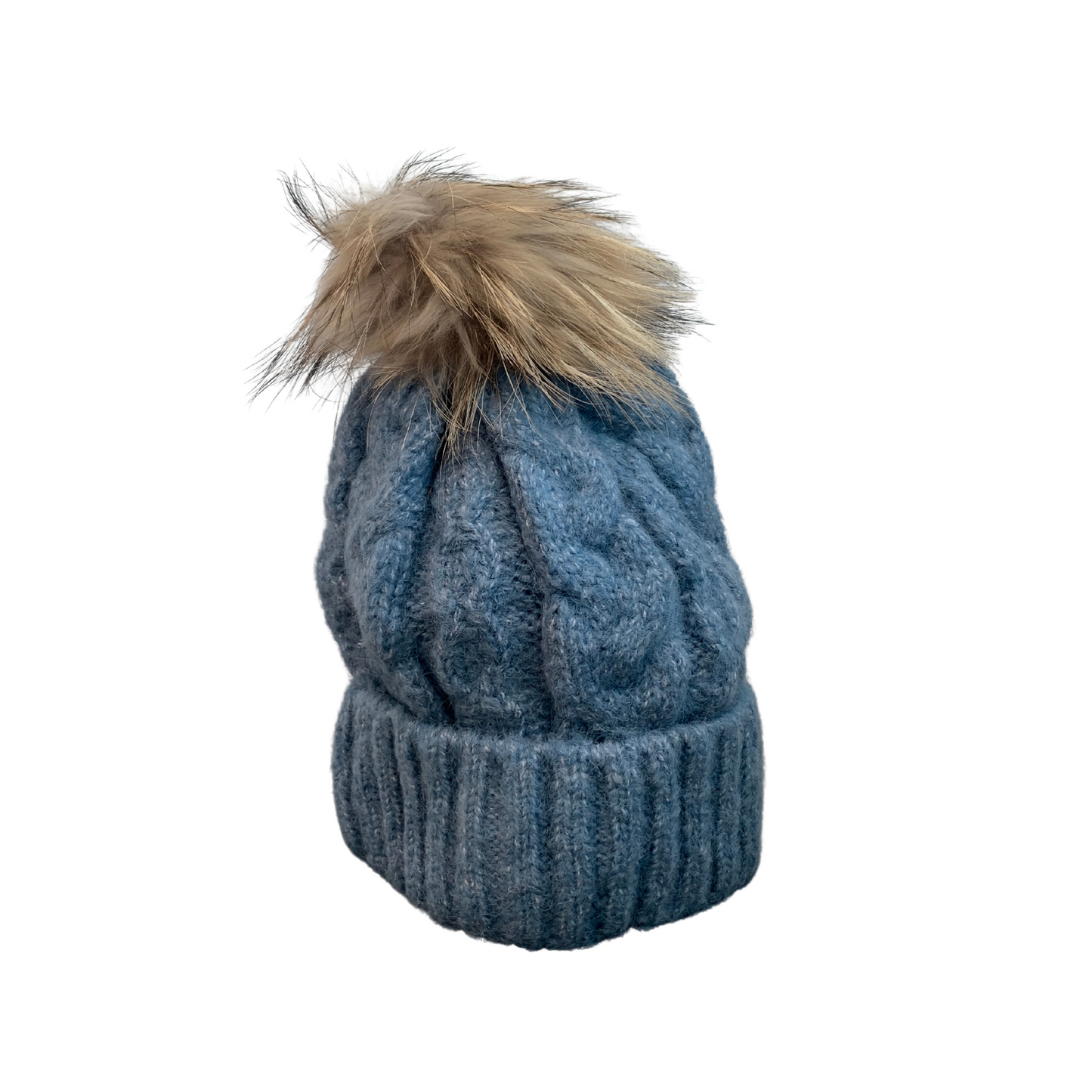 GORRO POMPÓN - PELO NATURAL