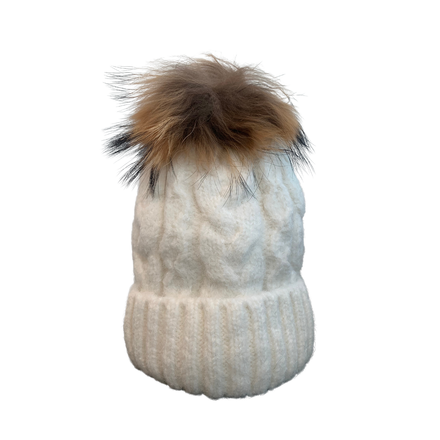 GORRO POMPÓN - PELO NATURAL