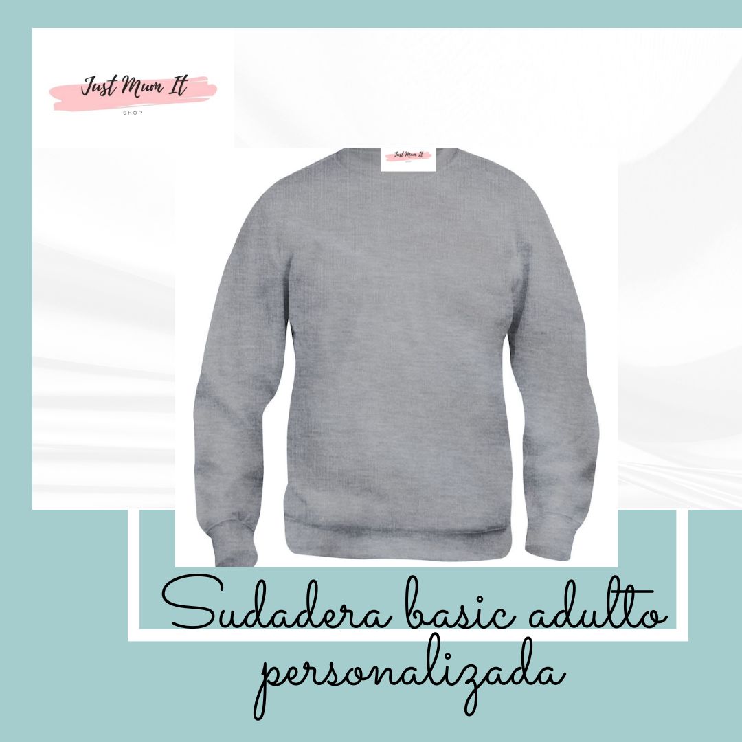 SUDADERA ADULTO - GRIS VICHY
