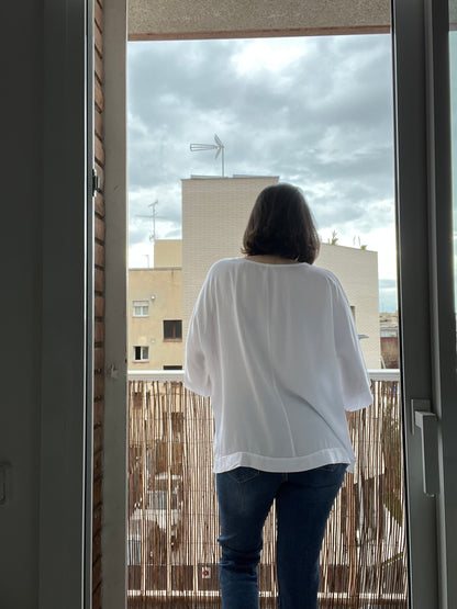 Blusa V Raso
