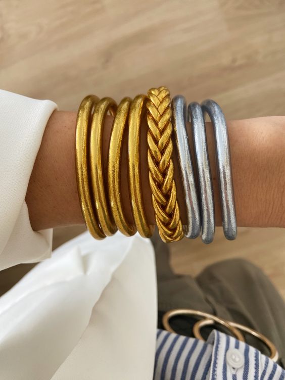 Pulsera pan de oro BRAID
