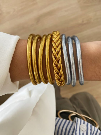 Pulsera pan de oro BRAID