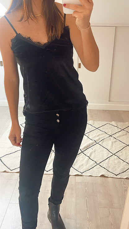 TOP LENCERO VELVET