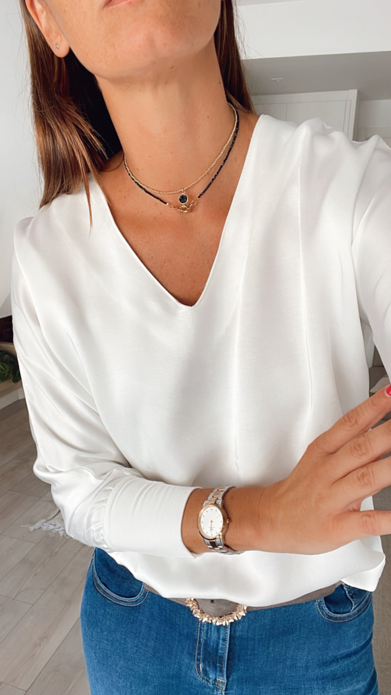 BLUSA DE RASO