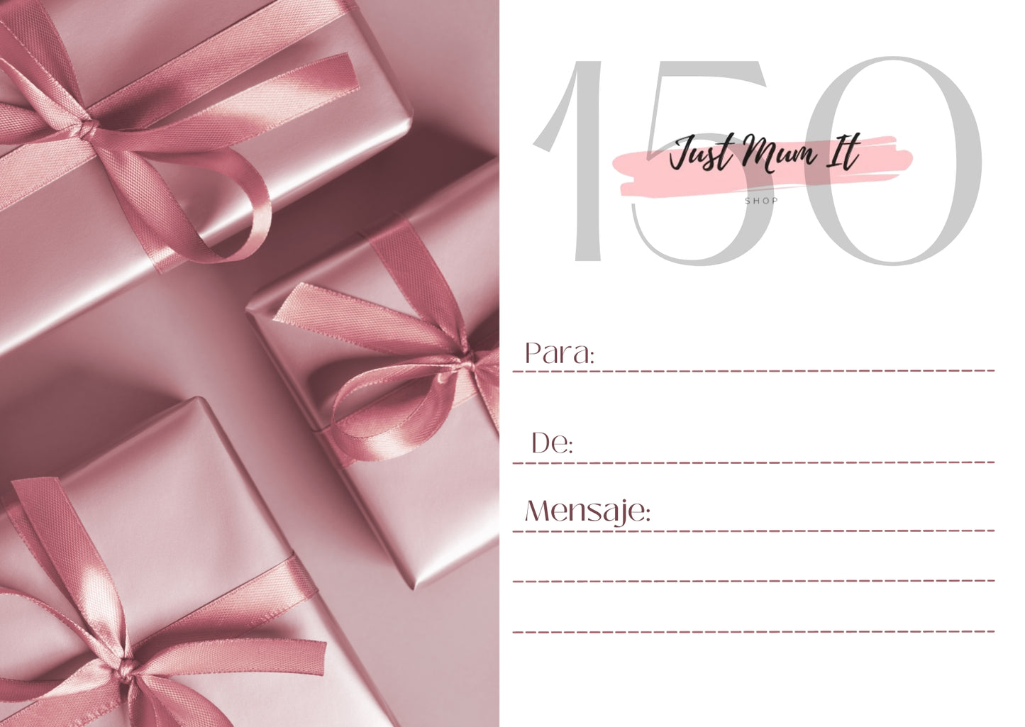 TARJETA REGALO 150€