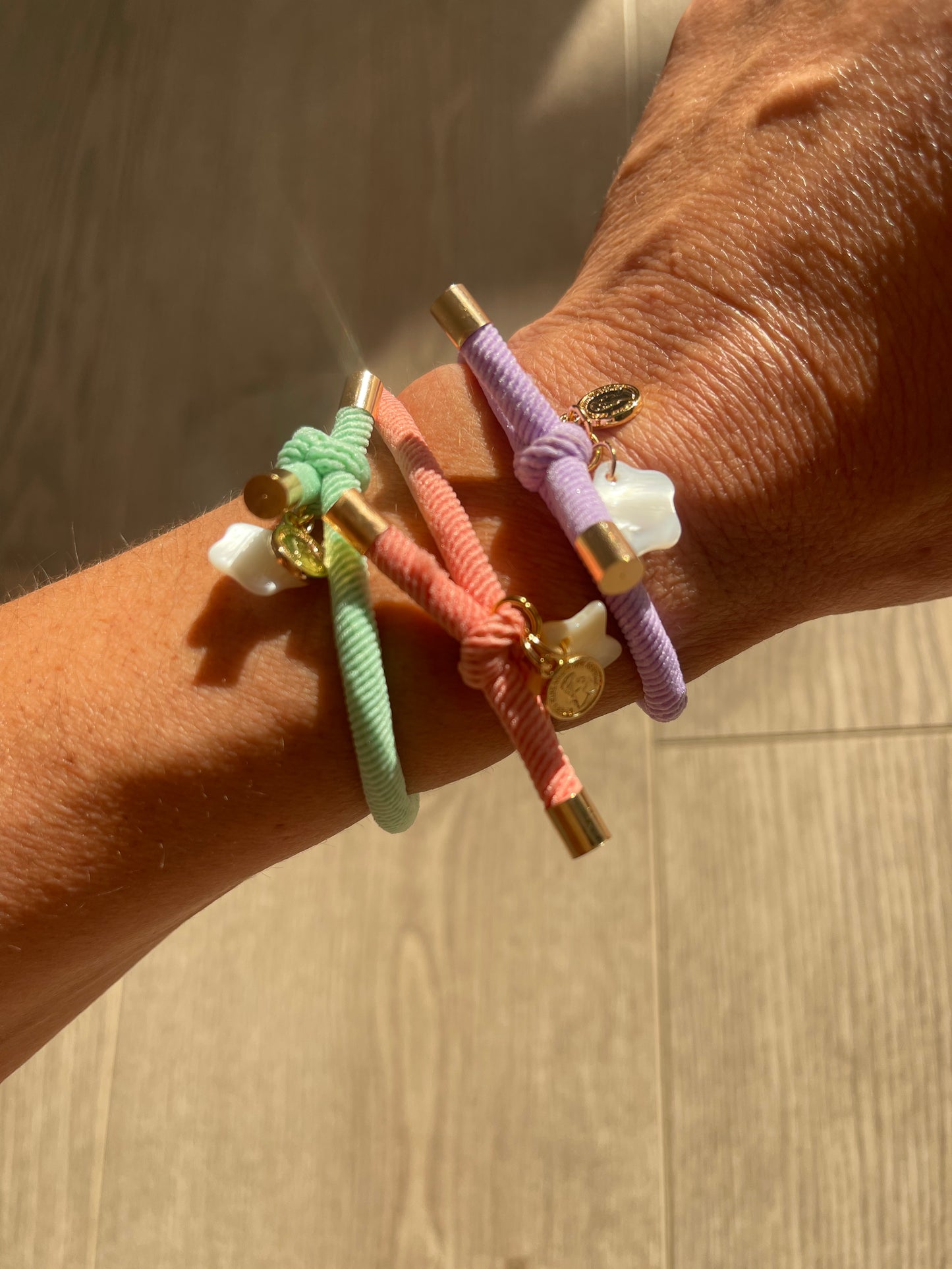 PULSERA NUDO PASTEL