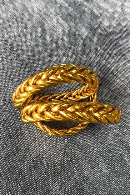 Pulsera pan de oro BRAID