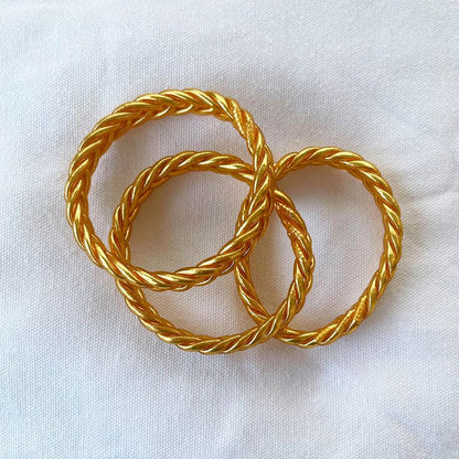 Pulsera pan de oro BRAID