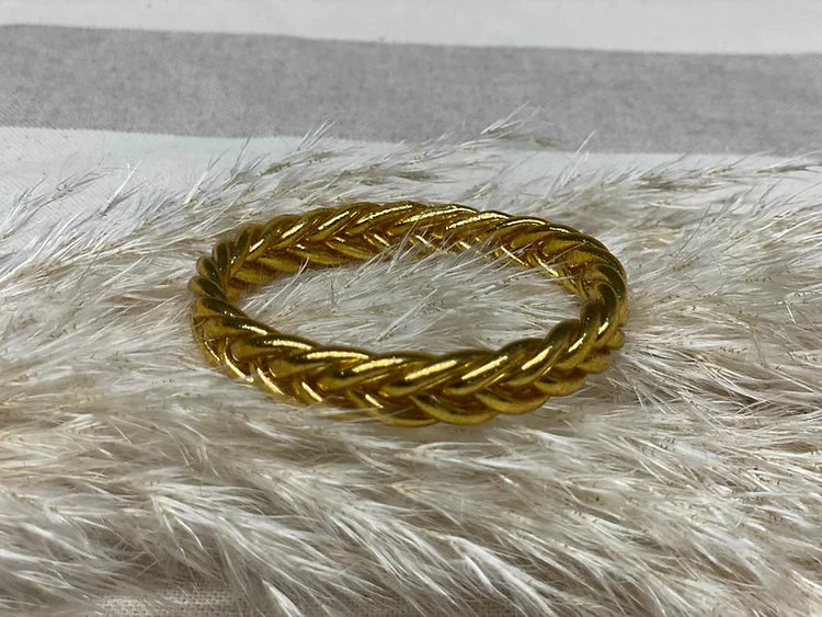 Pulsera pan de oro BRAID