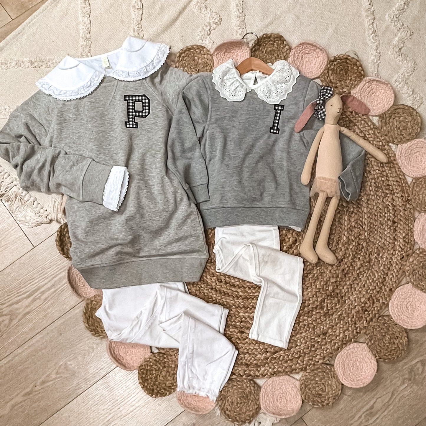 SUDADERA KIDS - GRIS VICHY